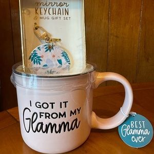 New coffee mug l got it from my gramma 24 oz color pink